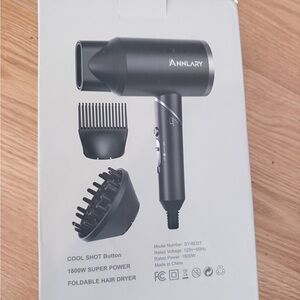 Black Foldable Hair Dryer
